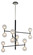 Andromeda 12 Light Chandelier in Textured Black & Polish Nickel (67|F4826-TBK/PN)