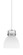 Easton One Light Mini Pendant in White & Brushed Nickel (200|1941-WHBN-4111)
