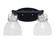 Easton Two Light Bath Bar in Matte Black & Brushed Nickel (200|1932-MBBN-4119)