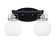Easton Two Light Bath Bar in Matte Black & Brushed Nickel (200|1932-MBBN-4101)