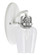 Easton One Light Wall Sconce in White & Brushed Nickel (200|1931-WHBN-210)