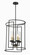 Hillstone Four Light Pendant in Sand Coal And Soft Brass (7|3205-781)