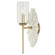 Benthos Collection One Light Wall Sconce in White/Brass/Clear (142|5800-0026)