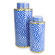 Jar Set of 2 in Blue/White (142|1200-0751)