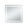 Genesis LED Mirror in Glossy White (173|MRE33636)