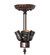 Four Light Flushmount Hardware in Mahogany Bronze (57|267002)