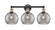 Edison Three Light Bath Vanity in Black Antique Brass (405|616-3W-BAB-G1213-8SM)