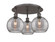 Ballston Three Light Semi-Flush Mount in Oil Rubbed Bronze (405|516-3C-OB-G1213-8SM)