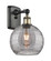 Ballston One Light Wall Sconce in Black Antique Brass (405|516-1W-BAB-G1213-8SM)
