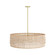 Mila Six Light Chandelier in Natural (314|DMS01)