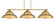 Atlas Three Light Bar in New Age Brass (200|4523-NAB-429)