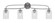 Cavella Four Light Bath Bar in Graphite (200|3914-GP-530)