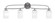 Cavella Four Light Bath Bar in Graphite (200|3914-GP-3001)