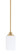 Odyssey One Light Mini Pendant in New Age Brass (200|2601-NAB-310)
