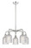 Downtown Urban Five Light Chandelier in Polished Chrome (405|516-5CR-PC-G559-5CL)
