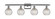 Ballston Four Light Bath Vanity in Polished Chrome (405|516-4W-PC-G122C-6CL)