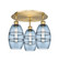 Ballston LED Flush Mount in Brushed Brass (405|516-3C-BB-G557-6BL)