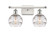 Ballston LED Bath Vanity in White Polished Chrome (405|516-2W-WPC-G556-6CL) Ballston LED Bath Vanity in White Polished Chrome (405|516-2W-WPC-G556-6CL)