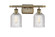 Ballston Two Light Bath Vanity in Antique Brass (405|516-2W-AB-G559-5CL)