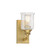 Hampton One Light Bath in Warm Brass (51|9-1972-1-322)