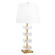 Bella One Light Table Lamp in Natural Brass (400|13-1594NB)