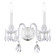 Hamilton Nouveau Two Light Wall Sconce in Polished Silver (53|HA5802N-40H)