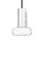 Mushroom Light Guide LED Pendant in White (326|SP-LGD-MU-02-WH-30K-3W-SP5)