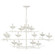 Clementine LED Chandelier in Plaster White (268|JN 5161PW)