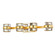 Splash Four Light Bath and Vanity in Gold Leaf (67|B5684-GL)