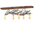 Winter Solstice LED Chandelier in Rust Patina (57|263708)