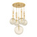 Nessa Five Light Chandelier in Vintage Brass (68|374-38-VB)