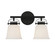 Kaden Two Light Bathroom Vanity in Matte Black (51|8-1627-2-BK)