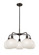 Ballston LED Chandelier in Oil Rubbed Bronze (405|516-5CR-OB-G1216-8WM)