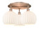 Ballston LED Flush Mount in Antique Copper (405|516-3C-AC-G1217-10WV)