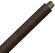 Fixture Accessory Extension Rod in Noblewood with Iron (51|7-EXT-101)
