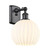 Ballston One Light Wall Sconce in Matte Black (405|516-1W-BK-G1217-8WV)