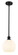 Ballston LED Mini Pendant in Matte Black (405|516-1S-BK-G1217-8WV)
