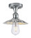 Ballston One Light Semi-Flush Mount in Polished Nickel (405|516-1C-PN-M17-PN)
