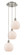 Ballston Three Light Pendant in Brushed Satin Nickel (405|113B-3P-SN-G121-8)