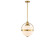 Westbourne One Light Pendant in Warm Brass (51|7-3102-1-322)