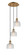 Ballston LED Pendant in Brushed Brass (405|113B-3P-BB-G412)