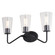 Beverly Three Light Vanity in Matte Black (63|W0440)