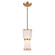 Layla One Light Pendant in Brushed Brass (78|AC11830BB)