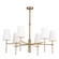 Six Light Chandelier in Natural Brass (400|16-1431)