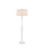 Monica Floor Lamp One Light Floor Lamp in White (142|8000-0153)