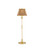 Deauville Collection One Light Table Lamp in Polished Brass/Natural (142|6000-0900)