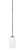 Zilo One Light Mini Pendant in Graphite (200|560-GP-531)