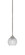 Zilo One Light Mini Pendant in Graphite (200|560-GP-5110)