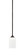 Zilo One Light Mini Pendant in Dark Granite (200|560-DG-531)