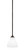 Zilo One Light Mini Pendant in Dark Granite (200|560-DG-4761)